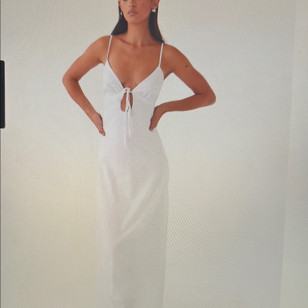 Peppermayo White Maxi Dress